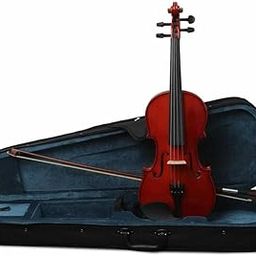 Stanza Acoustic Violin VA1 Natural With Hard Case, Bow And Rosin-picture-20
