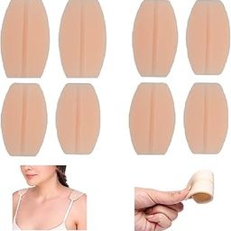 Set of 8, Women's Silicone Bra Strap Cushions Non-slip Shoulder Pads, Free Size - MADE IN INDIA-15
