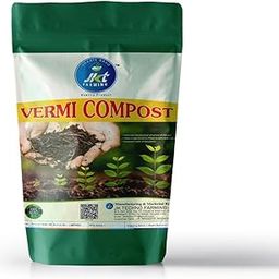 JKt Farming Eco-Friendly 100% Organic Vermicompost Fertilizer|Enriched by Earthworms,Cow Dung|Natural Boosts for Plant Growth, Home Gardens Pots,Farms|Non-Toxic Manure|Nutrient-Rich Soil Booster|2 Kg-14