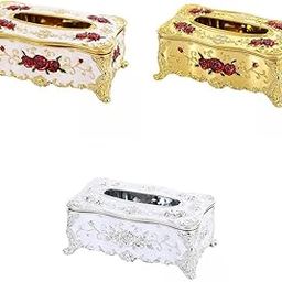 HEAVENGLOW 3X European Tissue Box Cover Rectangular Storage Paper Bathroom Case Holder-image-62