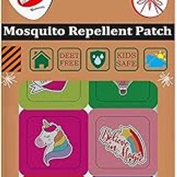 RunBugz 100% Natural Mosquito Repellent Unicorn Printed Patches For Kids -30 Patches - Pack of 1 - Deet-Free - Waterproof Patches for Babies with 12hr. Protection from Dengue, Malaria, Chikungunya-16