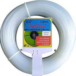 FASTRIM 3mm (0.12 inch) 50 metre Round/White/Grass Cutter/Nylon Trimmer line-image-86