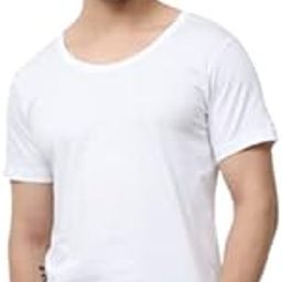 Men's Super Combed Cotton Half Sleeve Vests | Ultra Soft Fabric | Made in India | White-image-28