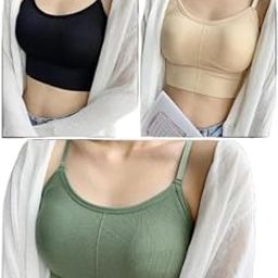 Women Cotton Padded Bra, Pack of 3 pcs. T-ShirtBra This is so Stretchable That a Single Bra Fits M to 2XL Size (Free Size Fit Up to M-28,L-30,XL- 32, 2XL-34)-image-52