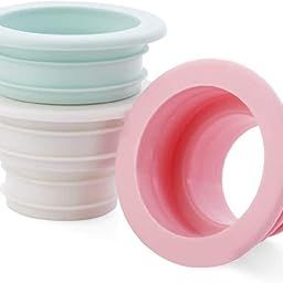 KPNG Drain Pipe Seal Hose Silicone Plug, Kitchen Pipe Deodorant Sewer Seal Ring Washing Machine Drain Multipurpose Pipe Connector for Floor Drain Basin Bathroom Kitchen Sink Laundry Room (2,Black)-picture-25