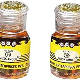 Nemat 96 Series Attar Musk Amber Pack Of 1,2,3,4,5,&10 X 2.5 Ml Each Alcohol Free Daley Use Perfumes Also Use as Pooja Attar (Pack Of 2)-image-82