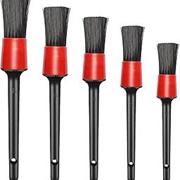 Winberg 5 Set of Car Detailing Professional Brush Set Wheel & Tire Brush, Perfect for Cleaning Wheels,Car Dashboard, Interior, Exterior, Leather, Air Vents Det05-image-54