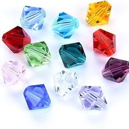 10 Sets Birthstone Beads 8mm Austrian Bicone Crystal (120pcs) for Earrings Bracelet Necklace Charm Jewelry Craft Making BB1-image-37