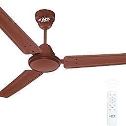 TVS Green Remote Controlled 1200 MM Freedom Max | BEE 5 star Rated Energy Efficient Ceiling Fan | Advanced Green Heart BLDC Technology | 3 Years Warranty|Runs 30 hours on 1 unit of Electricity (Brown)-69