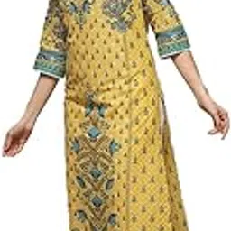 biba Women Cotton Printed Straight Kurta-picture-49