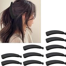 4PCS Banana Clips Hair, Matte Banana Hair Clips for Thick Hair Thin hair, Medium Strong Hold Ponytail Bun Holder, Hair Jaw Clips Barrettes Styling Accessories for Women Girls-image-13