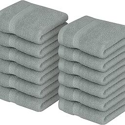 Utopia Towels [12 Pack Premium Wash Cloths Set (12 x 12 Inches) 100% Cotton Ring Spun, Highly Absorbent and Soft Feel Essential Washcloths for Bathroom, Spa, Gym, and Face Towel (Cool Grey)-image-47