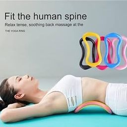 ATMIYA CREATION Yoga Ring Yoga Circle Stretch Ring Fascia Massage Workout Pilates Ring Fitness Home Gym Accessories, (Pack of 2 Pcs)-31