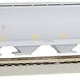 Canadian 4 Bay Cylindrical Grain Hopper - Cn North American Logo - HO Scale-image-10
