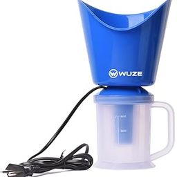 Wuze 3 in 1 Steamer For Cold And Cough,Vaporizer Steamer For Face Steam,Steam Inhaler & Vaporizer Machine,Uv Steam Sterilization (Use Only Ro/Filter Water)-Blue-picture-43