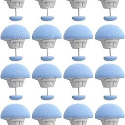 SINGARO Mushroom Duvet Clips, Non-Slip Duvet Cover Clips to Keep Duvet in Place, Comforter Quilt Holder Fixator with One-Key Unlock for Blanket Bed Sheet Curtain Socks Mattress Covers (16 PCS)-image-20