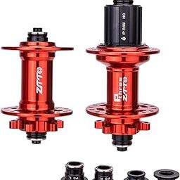 CALANDIS Lightweight Mountain Bike Hub MTB Road Bicycle Disc Brake Hubs for HG Red | Sporting Goods | Cycling | Bicycle Components & Parts | Hubs-image-30