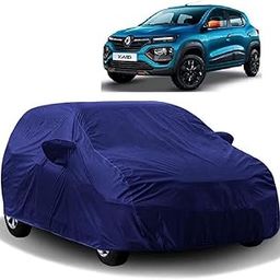 Carigiri Blue Car Body Cover for Renault Kwid(Triple Stitched,Mirror Pockets,UV Resistant,Dustproof)(Models-2015, 2016, 2017, 2018, 2019, 2020, 2021,2022)-19