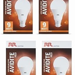 RR Electric Avidite 9W LED Bulb | HPF | B22 Base | Upto 15 Years Life | Energy Efficient Light| 1Year Warrenty (PACK OF 4) "FREE" RR 0.5 BULB-image-42