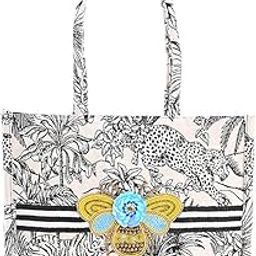 Woven Jacquard Structured Tote Bag Design in Modern Geometrical/Houndstooth Pattern for Office/Casual Use | Wedding and Birthday Gift-image-40