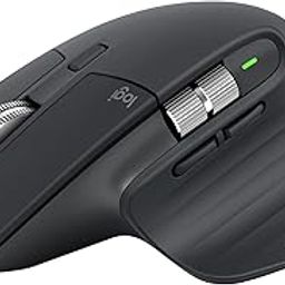 Logitech MX Master 3S - Wireless Performance Mouse with Ultra-Fast Scrolling, Ergo, 8K DPI, Track on Glass, Quiet Clicks, USB-C, Bluetooth, Windows, Linux, Chrome-Graphite-29