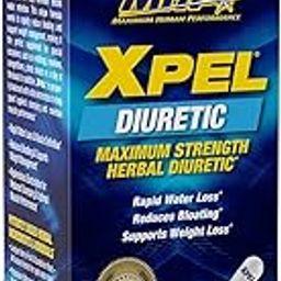 Xpel Diuretic Maximum Strength Water Pills, 80 Capsules, Natural Herbal Formula, Water Retention Relief-73