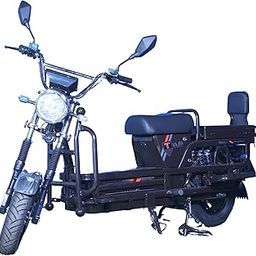 TIRANGA AUTOTECH INDIA Vajra Electric Battery Scooter/Loader, Brown (Mileage: 40-50 km, Brake Type: Dual Disc) / 60v/30ah - LI-ION (Non RTO Vehicle) TUBELESS TYRE/Waterproof Battery-21