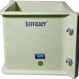 WI ELYSIAN PVC Cube Mold Concrete Testing Equipment (15x15x15 cm, Pack of 5)-image-3