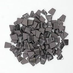 Sweven Art Mosaic Tiles, Irregular Trapezoids 12-15mm Size, 5mm Thick, Grey Color (Pack of 200Gms)-image-88