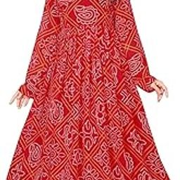 RADHIKA CREATION ARRIVAL GEORGETTE BANDHANI PRINTED ANARKALI GOWN'S for PRETTY WOMEN'S-image-35