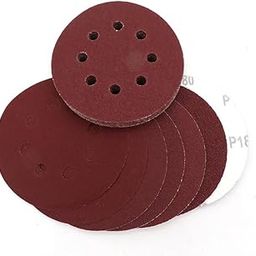 NEFLUM 20PCS 5 Inch 125MM Sanding Sheets 8-Hole Hook Loop Sandpaper Sanding Disc Aluminum Oxide 60 to 2000 Grits for Sanding Polishing,320-image-61