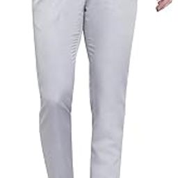 FMK Men's Formal Regular Fit Cotton Blend Light Grey Trouser-picture-53