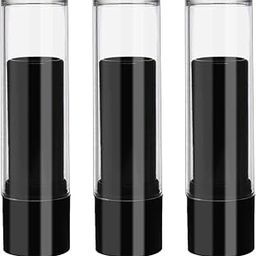 Hunky Dory 3pcs 5ml Plastic Unbreakable Travel Empty Lip Stick, Kajal,Lip Care, Face Care Costemic, Bottles Empty Lip Containers Tubes,Refillable Bottle-90