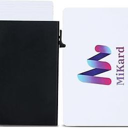 Premium Card Holder + Digital Business Card - MiKard Smart NFC Technology - Share Your Business Profile as a Mini Website-Phone Number, Website, Facebook, Instagram and Whatsapp in a Single tap-69