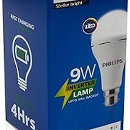PHILIPS 9W B22 LED Emergency Bulb, Emergency Light For Power-Cuts, Cool Day Light, Pack of 1-image-69
