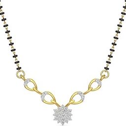 18k (750) Rose Gold and Diamond Mangalsutra for Women-image-71