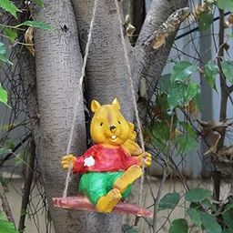 Wonderland Resin Hanging Boy Squirrel Statue | for Inside or Outside Your Home | Garden Decor, Garden Decoration, Home Decor, Squirrel Statue, balocny Decoration-image-46