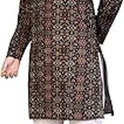 Men's Printed Cotton Kurta-picture-17
