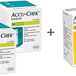 Accu-Chek Instant 2 Packs of 50 Test Strips with 1 Pack of Softclix Lancet 200-0
