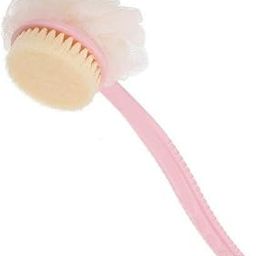 Dual-Sided Bath Brush with Curved Handle – Premium Exfoliating Mesh Sponge for Dead Skin Removal, Circulation Enhancement, Skin Rejuvenation & Body Massage for Men & Women.-image-33