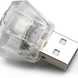 Rovexa Mix Color Diamond Shape Mini USB LED Light – Interior Atmosphere Lamp-17