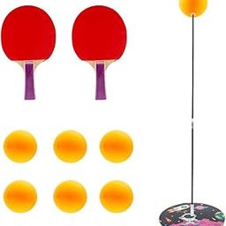 MOROVIK Indoor Outdoor Ping Pong Table Tennis Trainer with 2 Wooden Rackets & 6 Balls | Sports Toy for Teenagers & Kids | Birthday Gift-picture-21