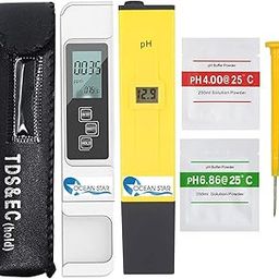 OCEAN STAR Digital TDS&EC Water and Temperature Meter, Purity Tester, 1ppm Resolution, 0-9990 ppm with Automatic Calibration Pen Type Water Quality Tester to test PH of Drinking Water-4