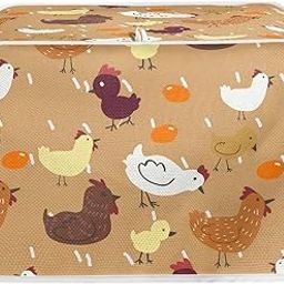 doginthehole Chicken Rooster Toaster Cover 2 Slice, Bread Toaster Cover Washable Appliance Cover Polyester Toaster Dust Cover Bread Maker Protective Cover Dust Proof Bag-picture-21