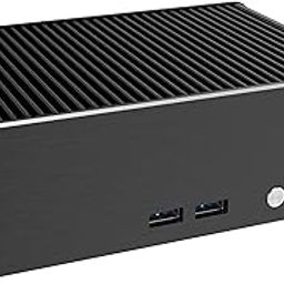 Akasa Newton CTN, Designed for Intel® 11th Generation NUC Core™ i3 (Tiger Canyon), Compact 1.06L Aluminium Fanless Case, Supports one M.2 SSD and VESA mounting, A-NUC75-M1B-32