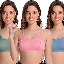 Women's Lily Sports Bra Combo Pack of 3 (-image-1
