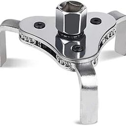 GSK Cut® Car Auto Oil Filter Wrench 3 Jaw Two Ways Universal Adjustable Spanner Removal Tool Universal for Auto Repair Tools 63-100 mm, Fixed Square…-21