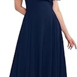 Women's Georgette Wrap Maxi Gown-image-3