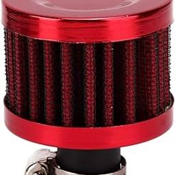 Universal Interface Bike CAR Air Filters 12Mm Air Intake Small Head Air Filter Modified Air Intake Filter Turbo Vent Crankcase Small Engine Applications K N (RED SMALL AIR FILTER)-image-94