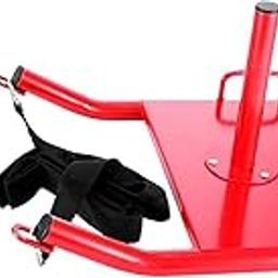 GERMANTECH FITNESS Training Sledge Trading Power Sledge Weighted Drag Sport Weighted Sledge for Athletic, Resistance Strength Drag Agility Training Fitness Speed Sledge with Harness-32